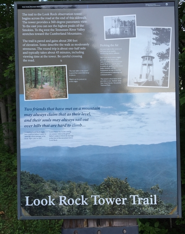 Picture of trail side sign